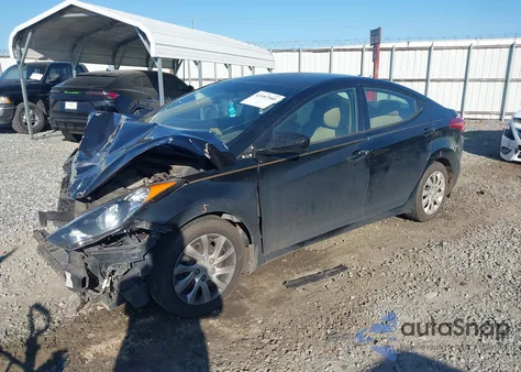 2013 Hyundai Elantra Gls/Limited из США, поврежденный, VIN 5NPDH4AEXDH219049